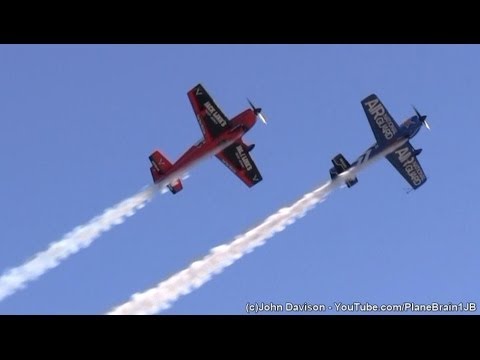 2014 R.I. Airshow @Quonset - John Klatt (MXS) & Jeff Boerboon (Extra 300L)