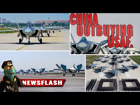 Chinese J-20 and J-16 fighter production rates are going through the roof