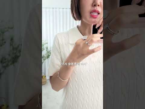32091-넘버5물방울목걸이(실버925모이사나이트) 영상 썸네일