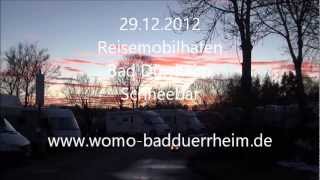 preview picture of video '29.12.2012 Reisemobilhafen Bad Dürrheim Schneebar'