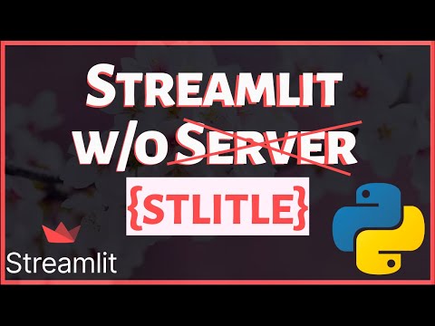 Serverless Streamlit + OpenCV Python Web App Tutorial