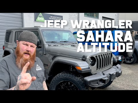 Jeep Wrangler Sahara Altitude Street Build - Teraflex 3.5" Lift, Falcon Shocks, 35" Tires