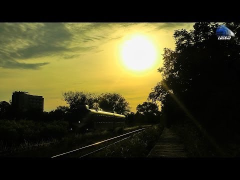 Trafic Feroviar pe Apus in Oradea - Rail Traffic on Sunset in Oradea (16 06 2014)