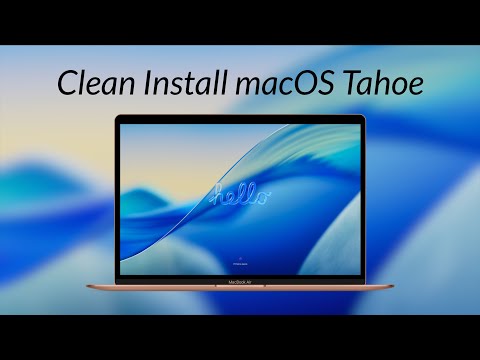 How to Clean Install macOS Tahoe on your Mac - Step By Step Guide