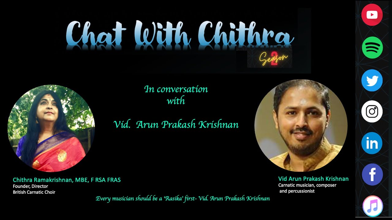 Chat with Chithra- Season 2 -Vid.Arun Prakash Krishnan
