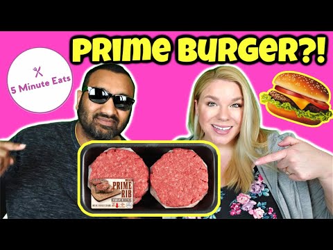 Walmart Prime Rib Burgers Review - YouTube