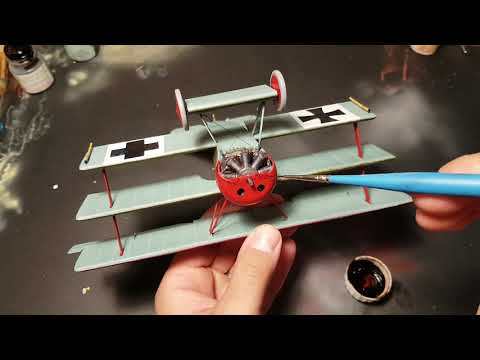 1/32 Fokker Dr.1 - Final assembly