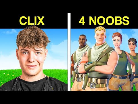 Can 4 Fortnite Noobs Beat Clix...