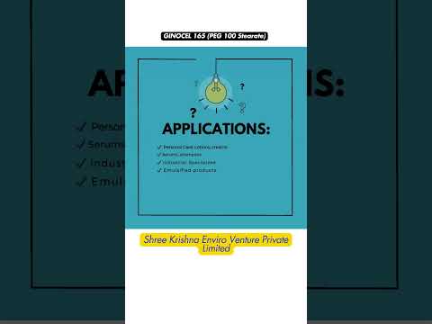 GINOCEL 165 (PEG 100 Stearate)