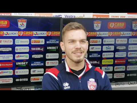 Denis Harut la conferința de presă înaintea partidei dintre FC Botoșani și AFC Hermannstadt