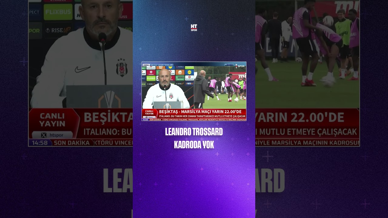 Vincenzo İtaliano: Leandro Trossard kadroda yok