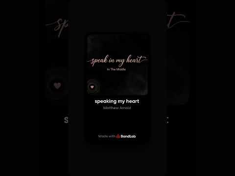 speak in my heart official audio# shorts last time melodic rap#new music