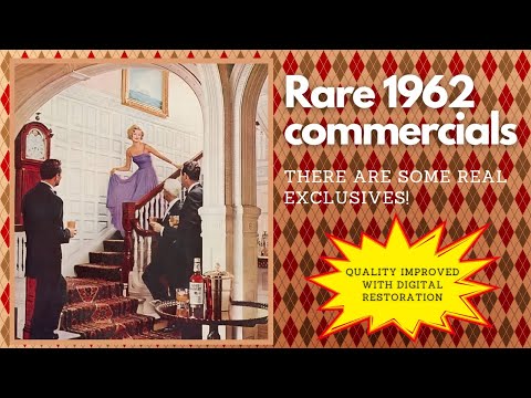 Rare 1962 commercials / Quality improved with digital restoration