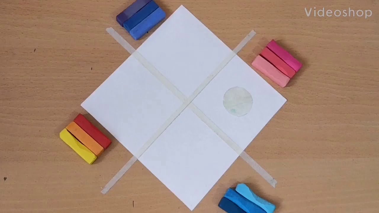 4 Dibujos sencillos con Gises pastel #19 // 4 Simple drawings with pastel chalk #19