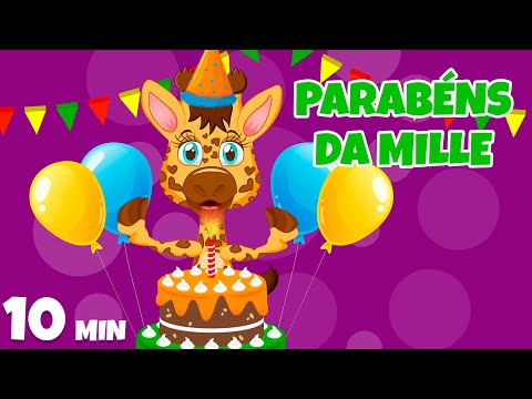 Parabéns da Mille Vol. 3 - Giramille 10 min | Desenho Animado Musical