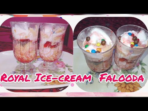 Royal Ice-cream Falooda Recipe |Naseema Creative Spark