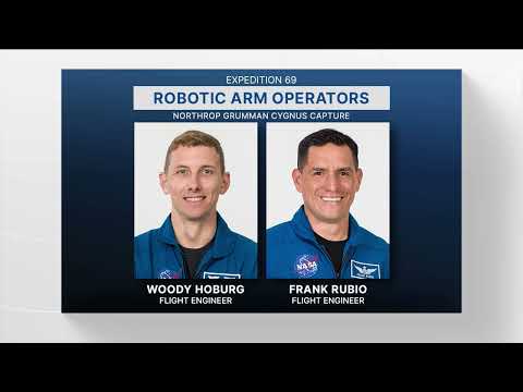 Expedition 69 Northrop Grumman Cygnus Cargo Craft Arrives at Space Station - Aug. 4, 2023