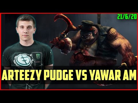 EG.Arteezy Pudge vs Yawar Anti Mage | DOTA 2 gameplay