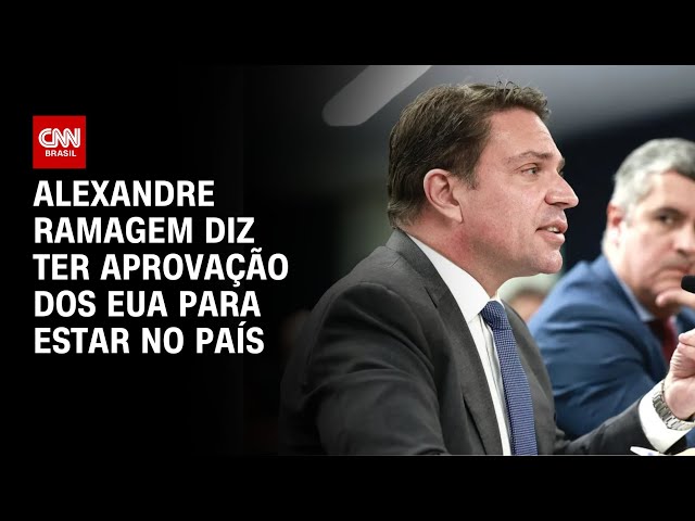 Condenado pelo STF, Ramagem diz que tem "anuência" dos EUA para estar no país | CNN 360º