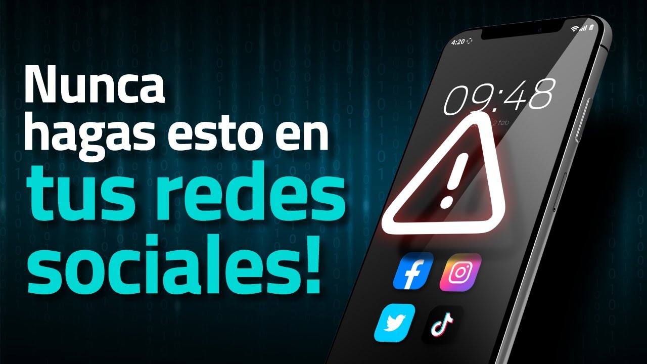 6 things that you should never ❌ share on your social networks 📲