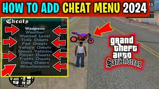 How To Add Cheat Menu in GTA San Andreas PC| GTA San Andreas Cheat Menu | SHAKEEL GTA