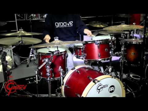 Bateria Gretsch Brooklyn 20,12,14" + 2x Tarolas 14" - Groove It Up Drum Shop