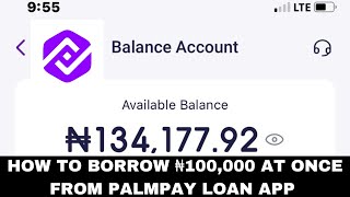 How to get ₦100,000 loan on palmpay app at once: (Cheat, invitation code, qr card, referral cheat)