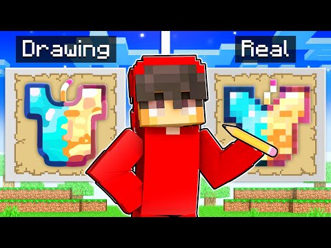 Cash’s Drawings BECOME REAL in Minecraft!