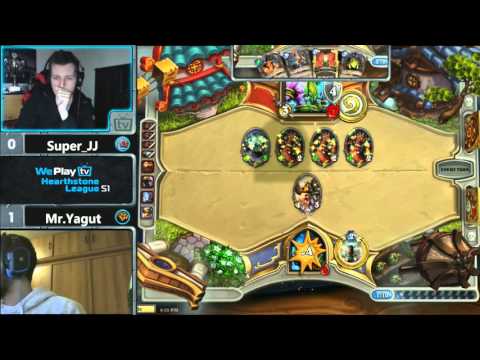 Weplay Hearthstone League Day #4 Mr.Yagut vs Super_JJ [ENG]
