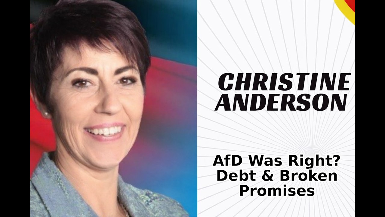 AfD Was Right? Anderson on Broken Promises, Debt, and Germany’s Political Class