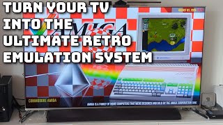 Emulate every home computer system on your TV - DOS, Amiga, Commodore 64, Spectrum and all the rest