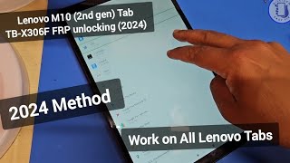 Lenovo Tab M10 (TB-X306F) FRP Unlocking, Latest method (Educational Purpose)