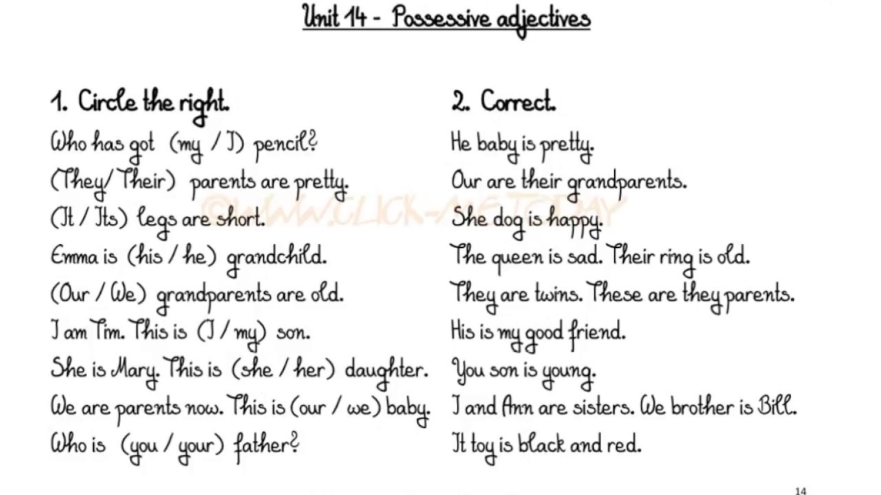 Free printable esl grammar worksheets