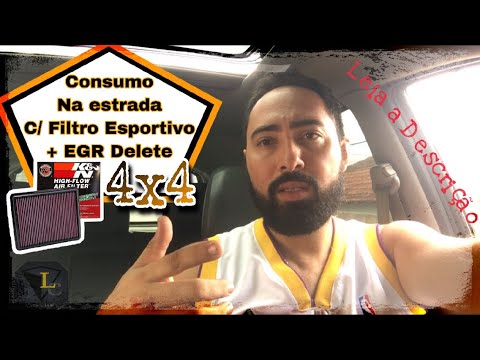 Fuel consumption of a 4x4 turbo diesel with K&N sports air filter and EGR lock - Kia Sorento 2.5 ...