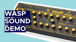 Video thumbnail for Behringer WASP Deluxe Sound Demo (no talking) by Limbic Bits