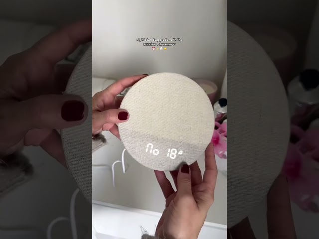 Vídeo relacionado con Dreamegg Sunrise 1 Despertador Luz Amanecer Máquina de Ruido Blanco con 29 Sonidos Calmantes, Rutinas de Sueño Personalizables, Luz de Noche Regulable, Despertador de Luz Dormitorios, Adultos, Niños