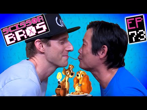 Lady and the Tramp Challenge | Scissor Bros w/ Steebee Weebee & Jeremiah Watkins | Ep 73