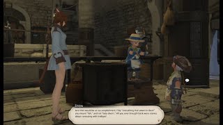 FFXIV Bigger Fish to Fry FSH 5 Job Quest, Back in the Water, All the Fish in the Sea