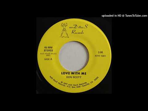 Rare Disco Boogie 45 Don Scott - Love with Me