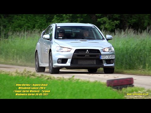 Niwa D./Kapsuta O.-Mitsubishi Lancer EVO X-I Super Sprint Mielecki Targum Wadowice Górne 30-05-2021