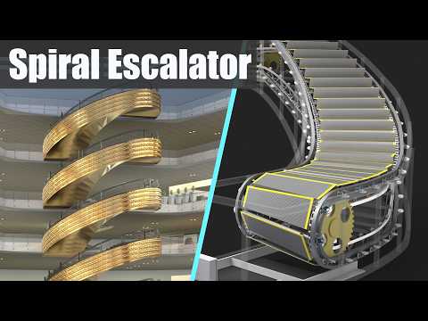 Would You Ride a Spiral Escalator?