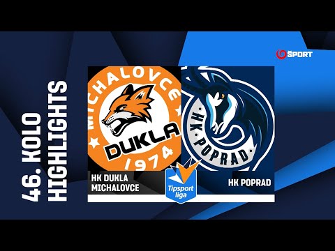 46. kolo: HK Dukla Michalovce – HK Poprad 4:1 (1:1, 2:0, 1:0)