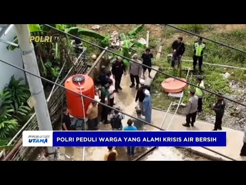 KAPOLDA SUMSEL TINJAU DUA LOKASI PEMBUATAN SUMUR BOR BANTUAN POLRI