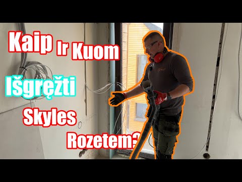 Kaip teisingai išgręžti skyles kištukiniam lizdam ir jungikliams? Eltis LT