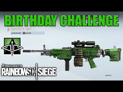 Capitao's Gift Weapon Skin Birthday Challenge - Rainbow Six Siege