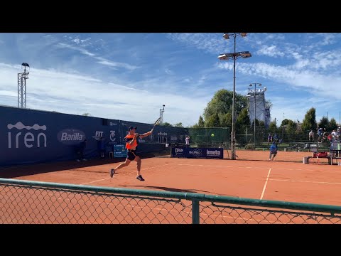 ATP Challenger Tour Parma 2022 - Courtside Level View - Andrey Chepelev vs Jason Taylor