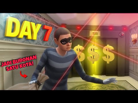 Gua coba Kerja hanya jadi Maling di The Sims 4