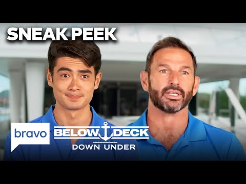 SNEAK PEEK: Nicolas Has a Confession For Captain Jason | Below Deck Down Under (S3 E12) | Bravo