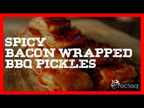Tailgate Grill Recipe: Spicy BBQ Bacon Wrapped Pickles on Your Pellet Smoker