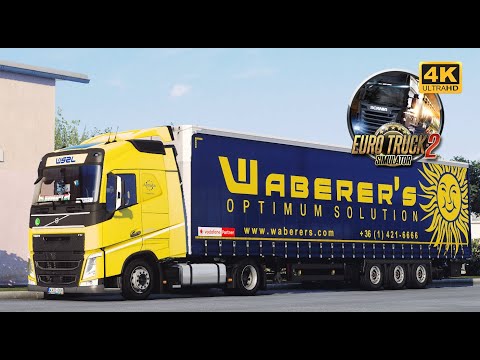 🚛 (POV) VOLVO FH16 500 WABERER'S - PROMODS 2.57 Osijek to Timisoara. (25T)